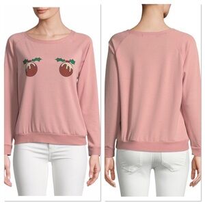 Prince Peter light pink ornament print pullover S